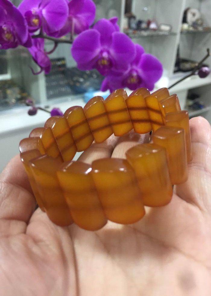 8118欧洲回流老蜜蜡手牌图5