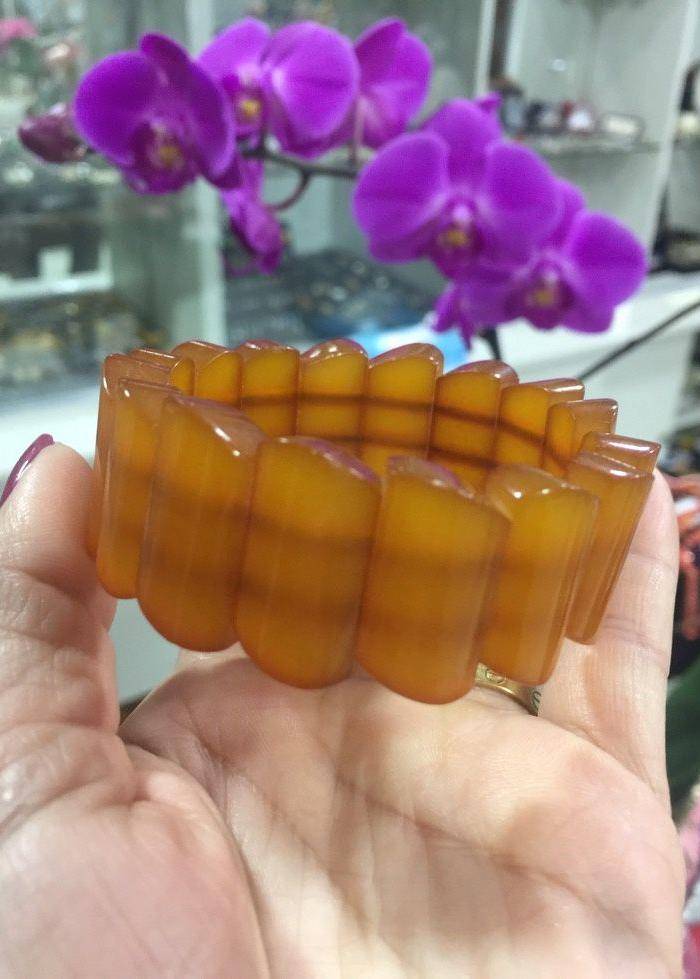 8118欧洲回流老蜜蜡手牌图6