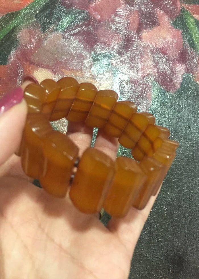8118欧洲回流老蜜蜡手牌图7