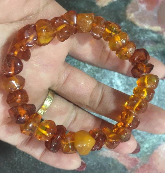 8120欧洲回流随形老蜜蜡手串图6