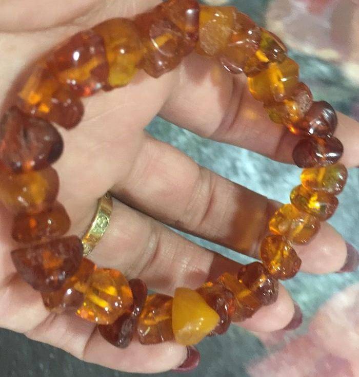 8120欧洲回流随形老蜜蜡手串图5