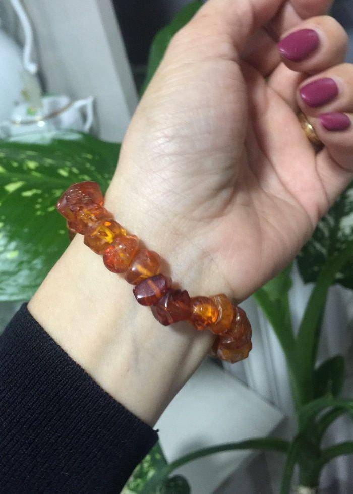 8120欧洲回流随形老蜜蜡手串图8