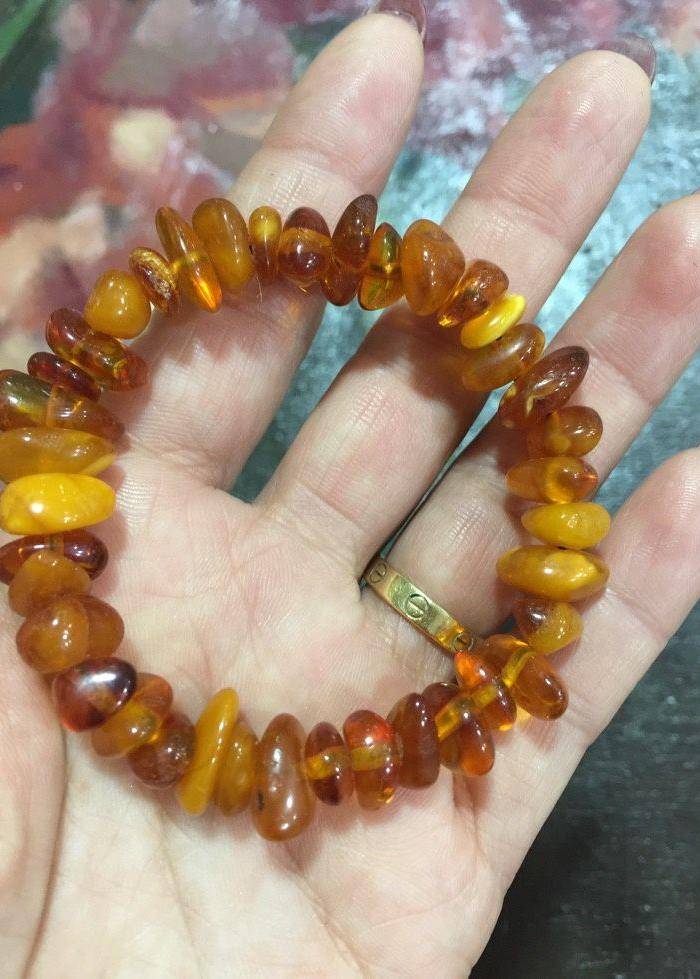 8125欧洲回流随形蜜蜡手串图3