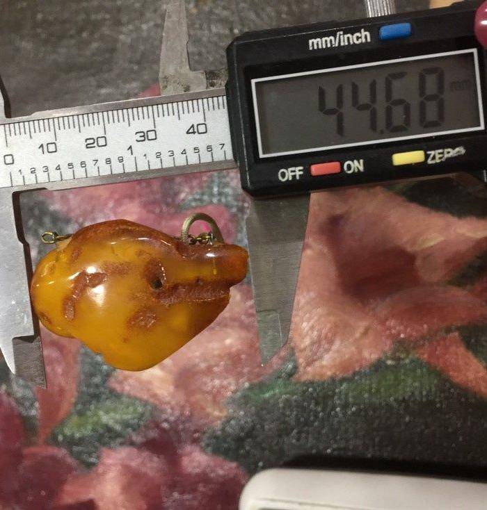 8126欧洲回流老蜜蜡胸针图10
