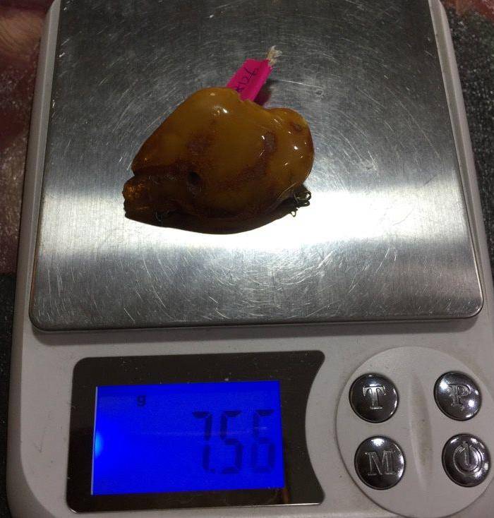 8126欧洲回流老蜜蜡胸针图11