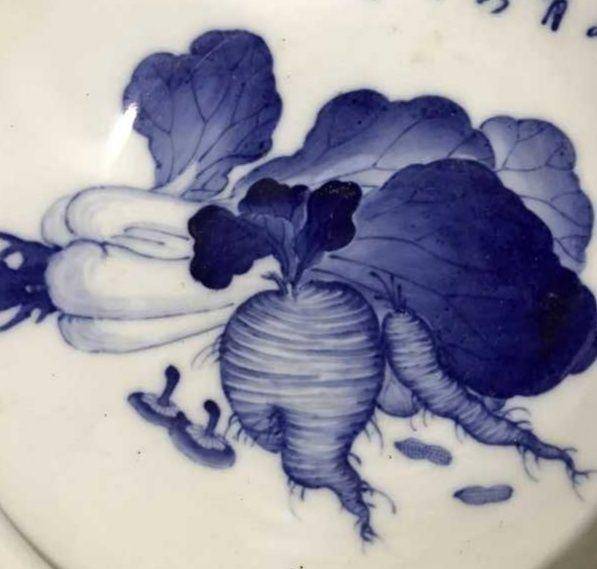 英国回流之青花百财大洗图2