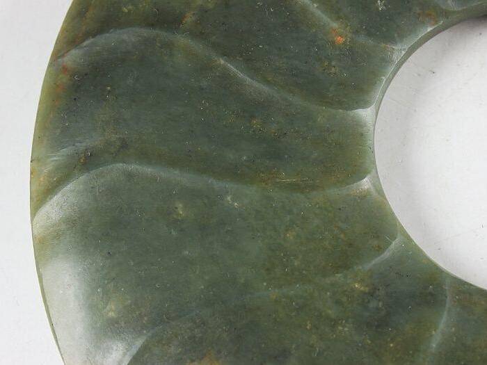 老青玉特大玉环摆件图5