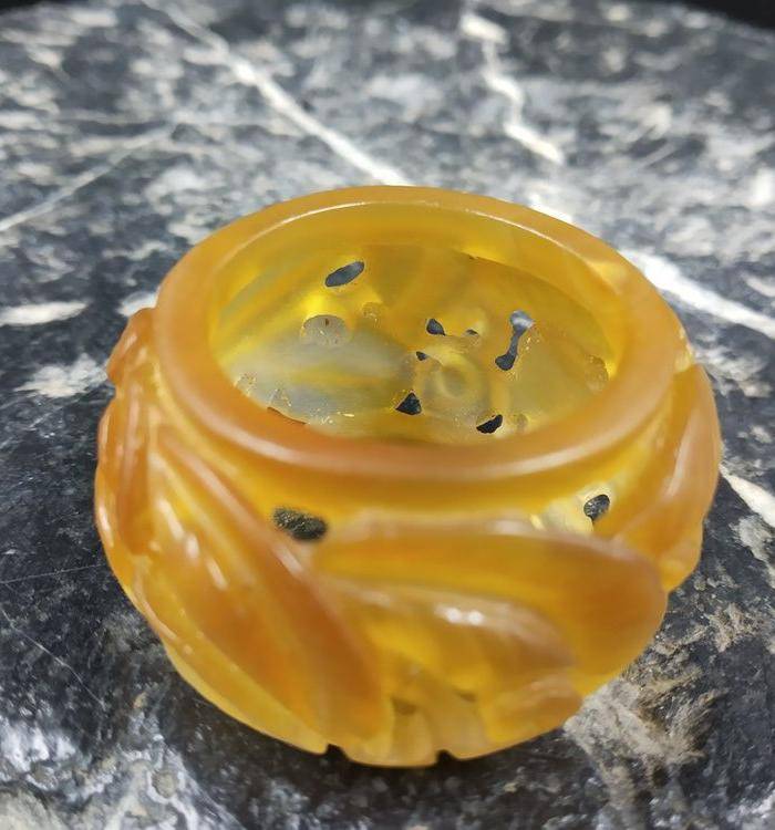 压轴精品 辽金玉玛瑙 秋山玉扳指图2