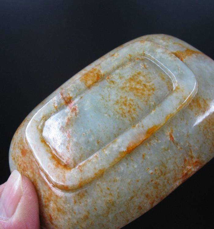 回流文房玉 荷花纹饰 水洗图6