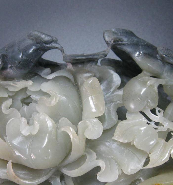 压轴精品 青花籽料 富贵连连摆件图5