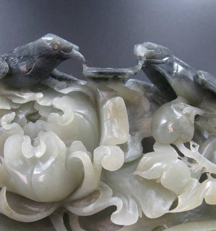 压轴精品 青花籽料 富贵连连摆件图6