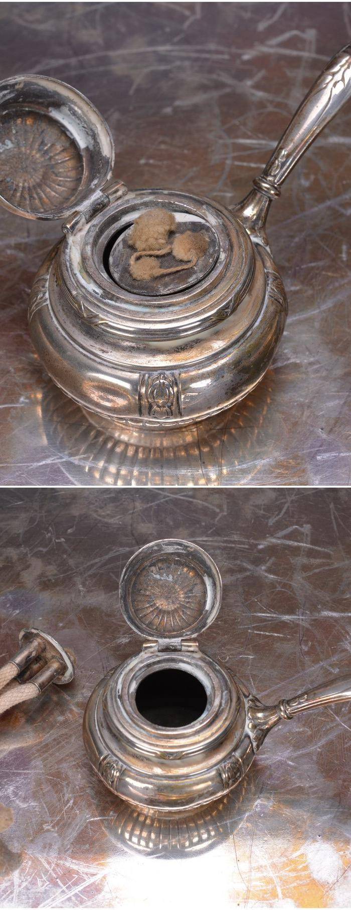 欧洲 老式 银茶具一套图10