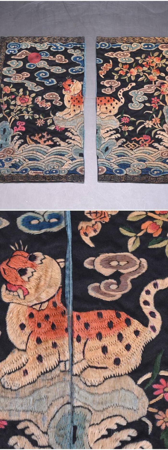 武官三品豹子 补子一对图8