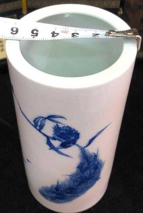英国回流之青花笔筒图2