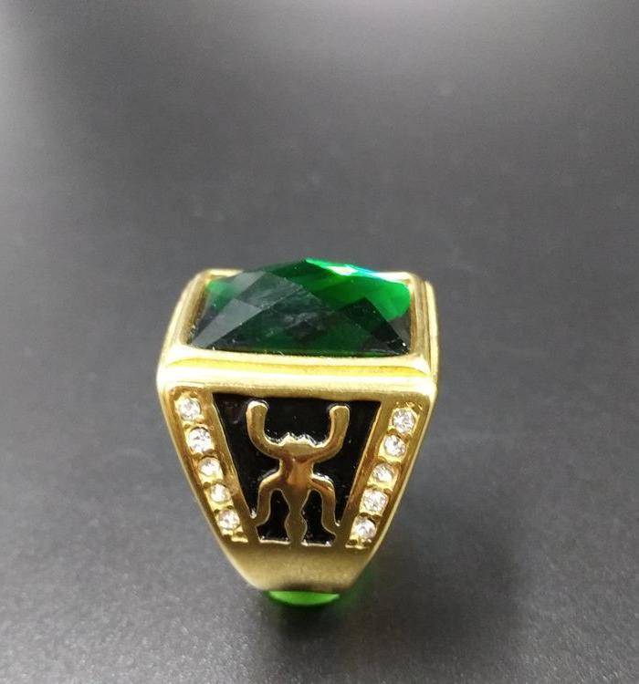 绿宝k金指环图5