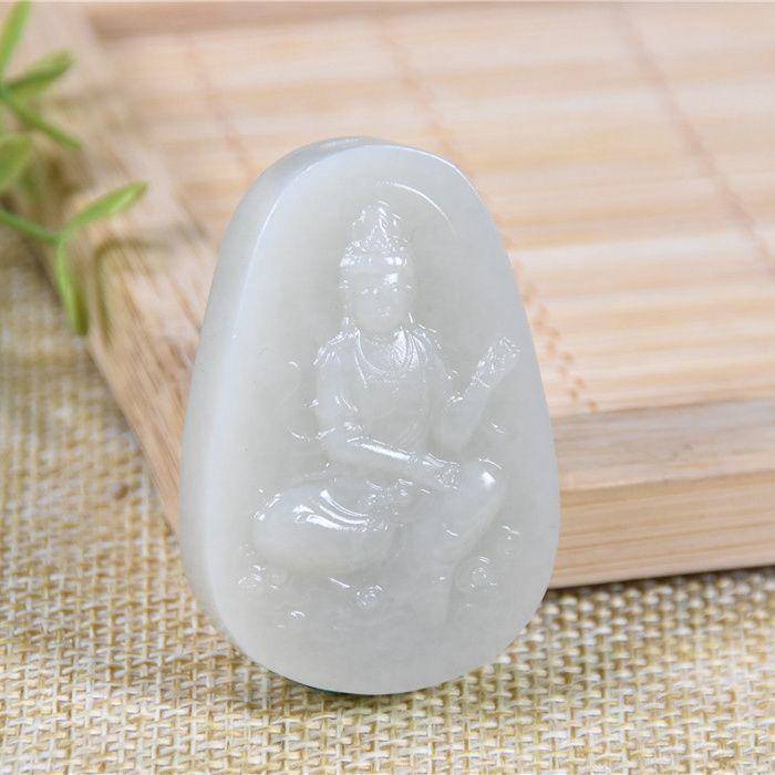 和田玉 大慈悲观音 普渡众生 细腻图2