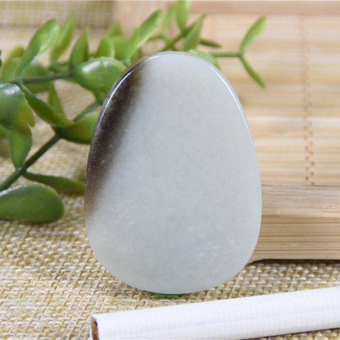 和田玉 黑皮料 俏色 欢喜佛图7