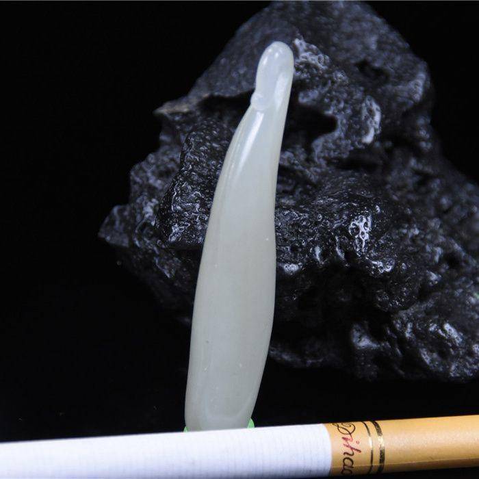 和田玉 籽玉 满皮 秀气 玉兰花图6