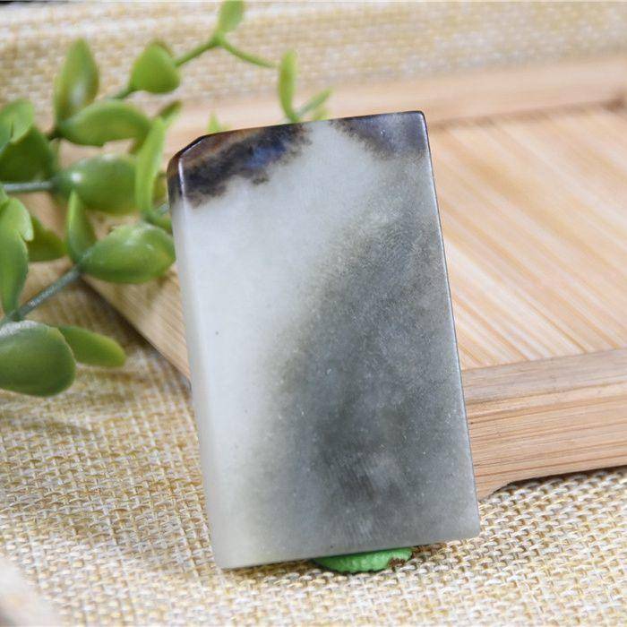和田玉 籽玉 山水意境 宁静致 留皮图6