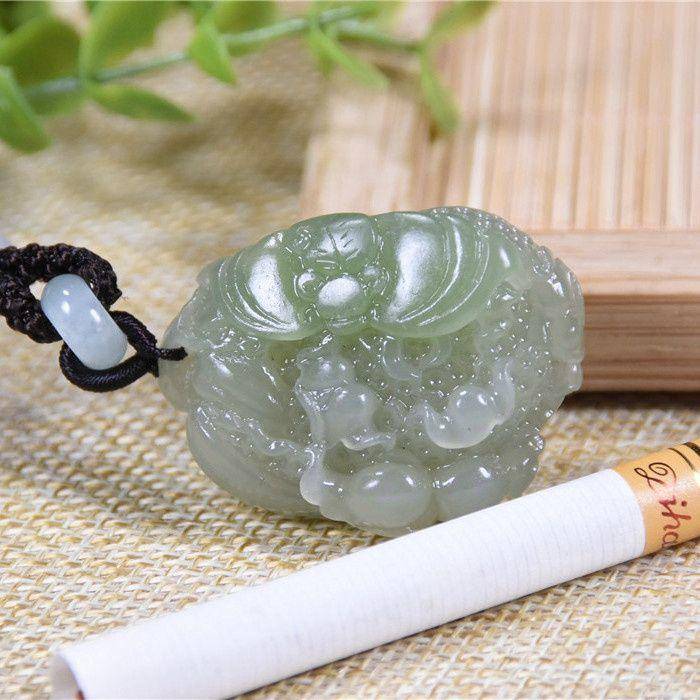 和田玉 带翠 送福大白菜图7
