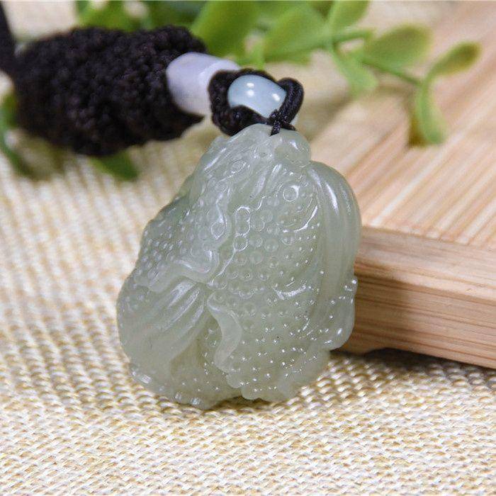 和田玉 带翠 送福大白菜图6