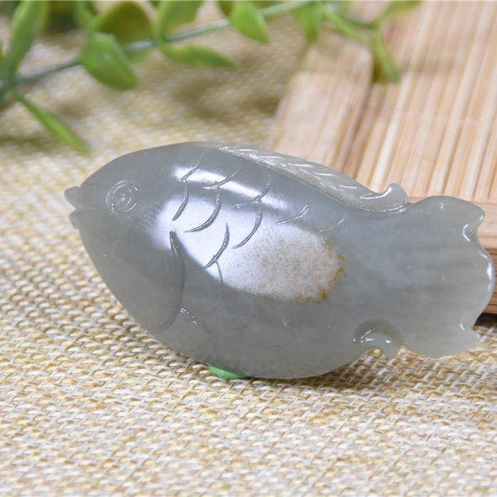 和田玉 籽玉 洒金皮 美小鱼 连年有余图2