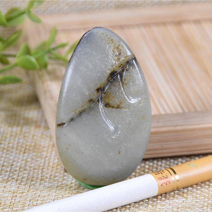 和田玉 籽玉 熟皮 喜上眉梢 喜上加喜图5