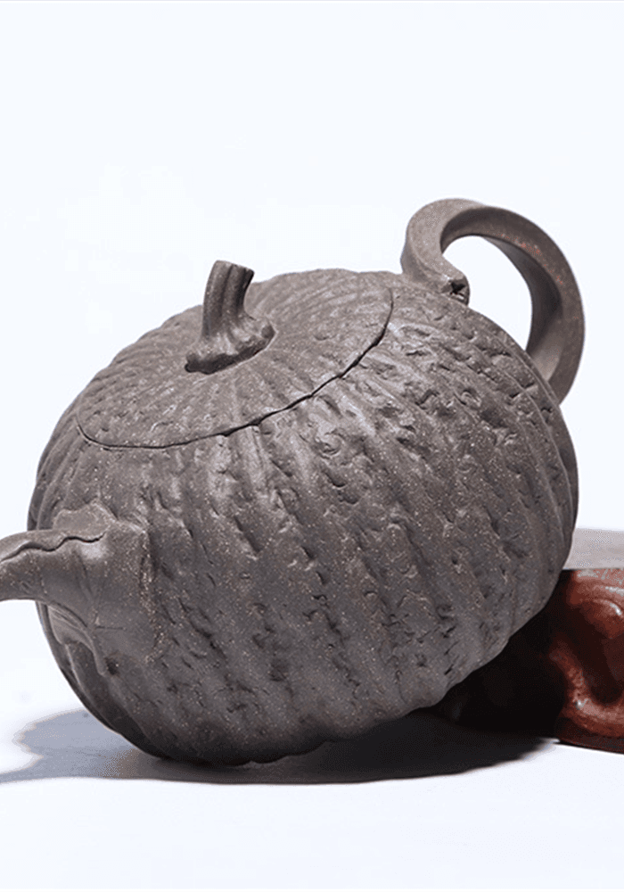 苏叶飞 原矿青段瓜缘壶图5