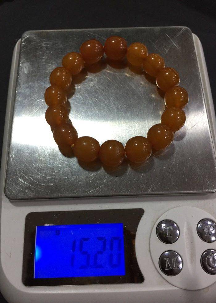 8129欧洲回流老蜜蜡手串图6