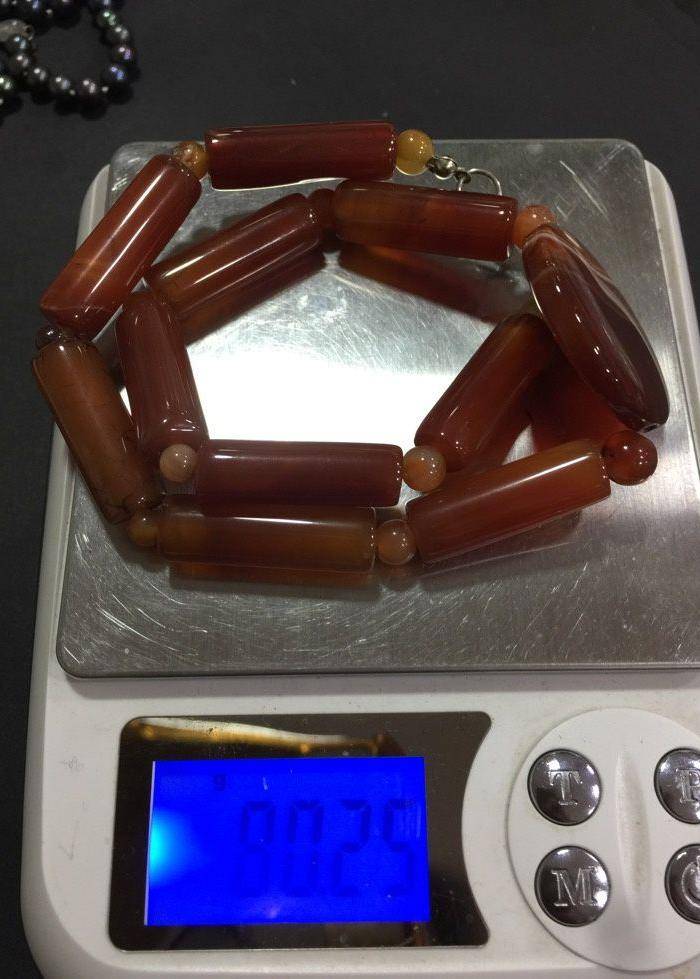 8132欧洲回流玛瑙项链图7