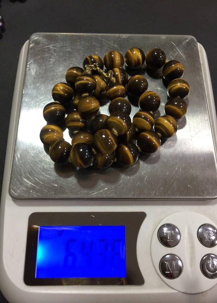 8134欧洲回流猫眼石项链图10
