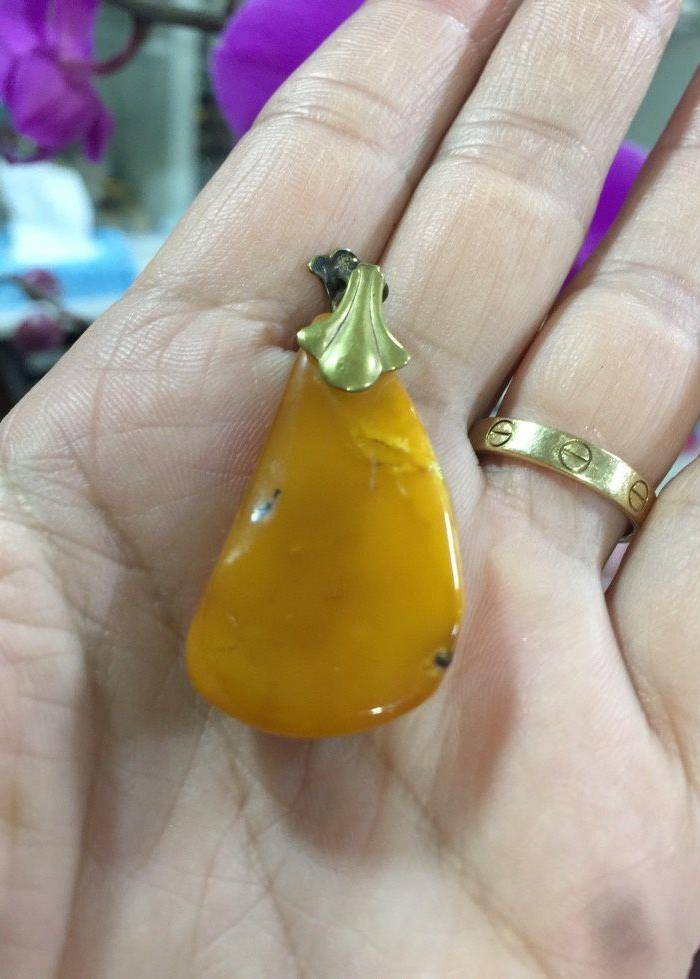 8140欧洲回流老蜜蜡吊坠图7