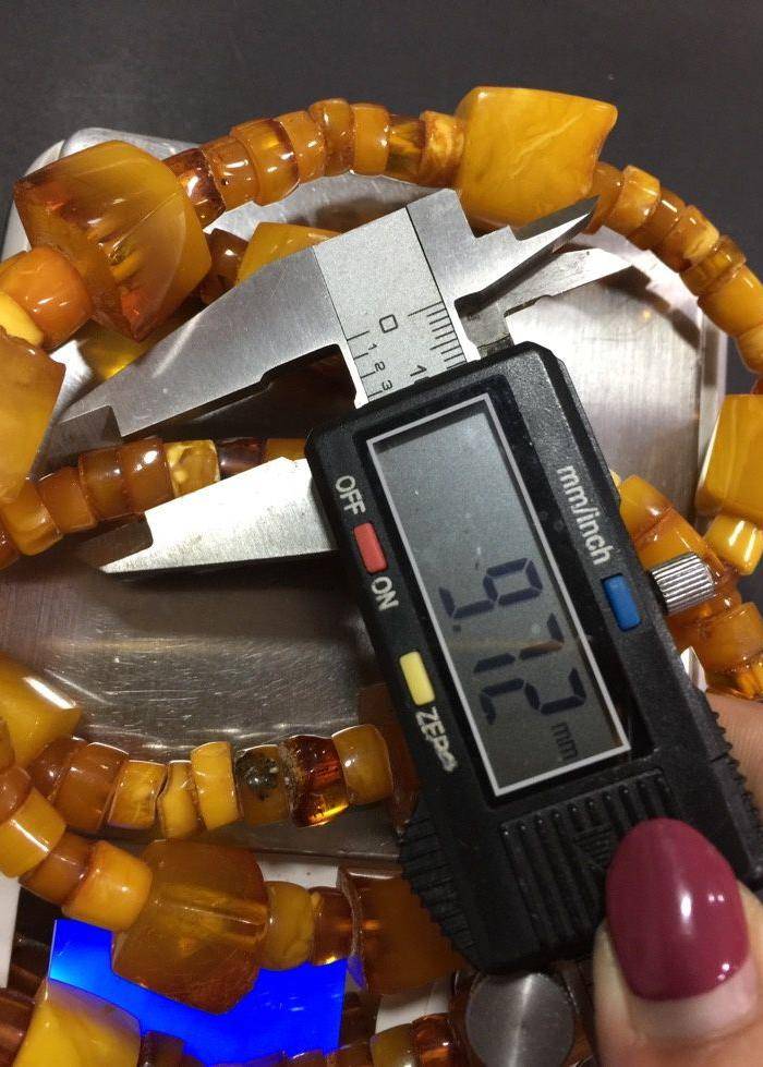 8148欧洲回流超大尺寸老蜜蜡项链图12