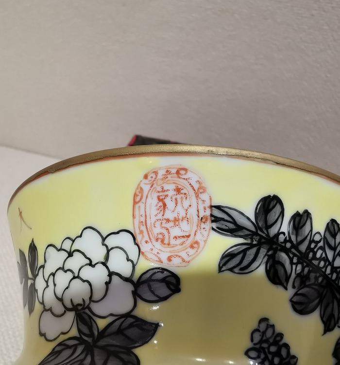 民国.仿大雅斋墨彩渣斗图3