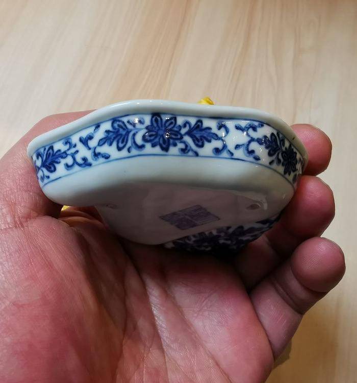 青花官窑螺丝笔添图6