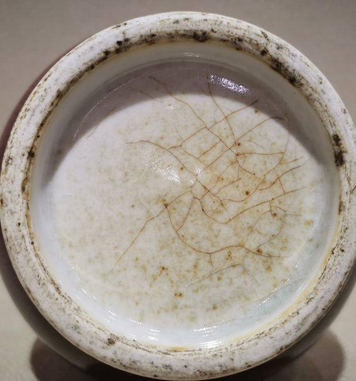 清.朗窑红蒜头瓶图6
