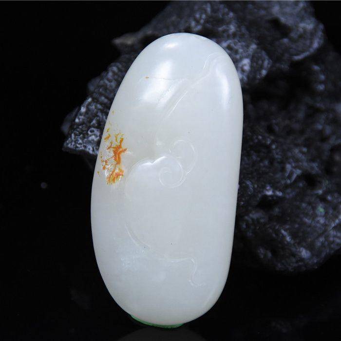 和田玉 籽玉 美皮 欢喜佛 佛引福来图5