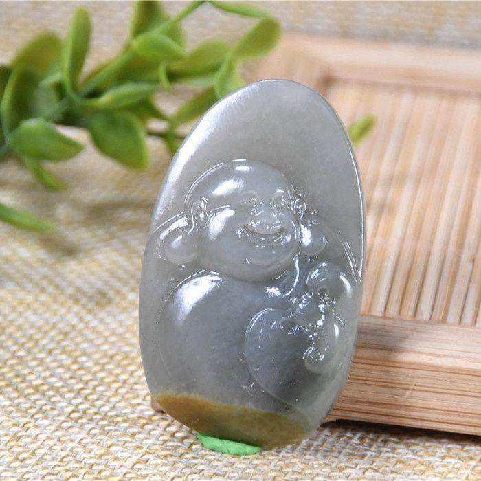 和田玉 籽玉 美皮 欢喜佛 佛引福来图3