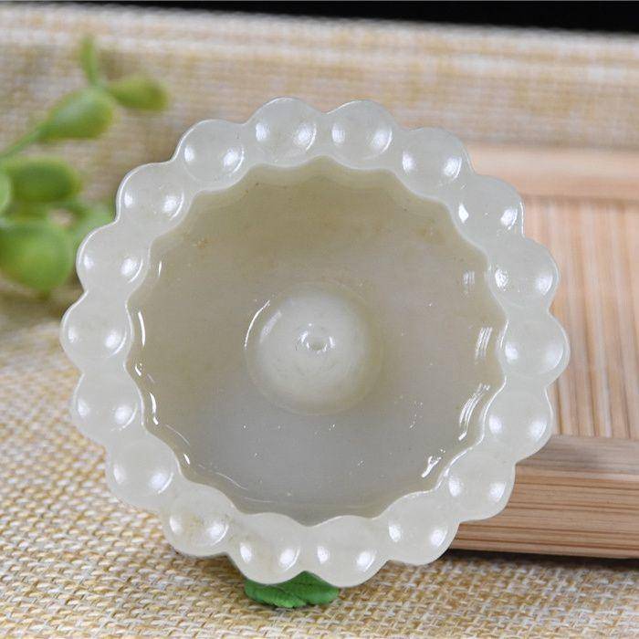 和田玉 团团圆圆 香插图3