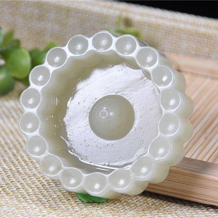 和田玉 团团圆圆 香插图5