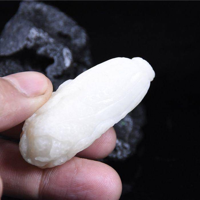 和田玉 发财大白菜图5