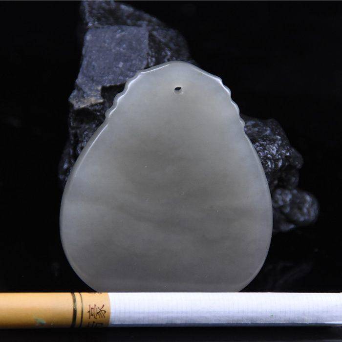 和田玉 紫罗兰 山水意境 宁静致远图5