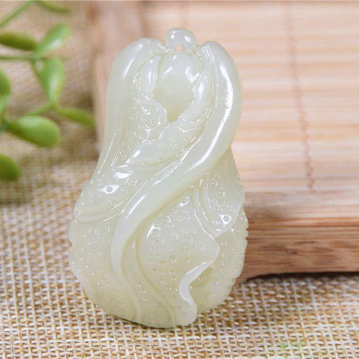 和田玉 黄口料 发财大白菜 细腻图4