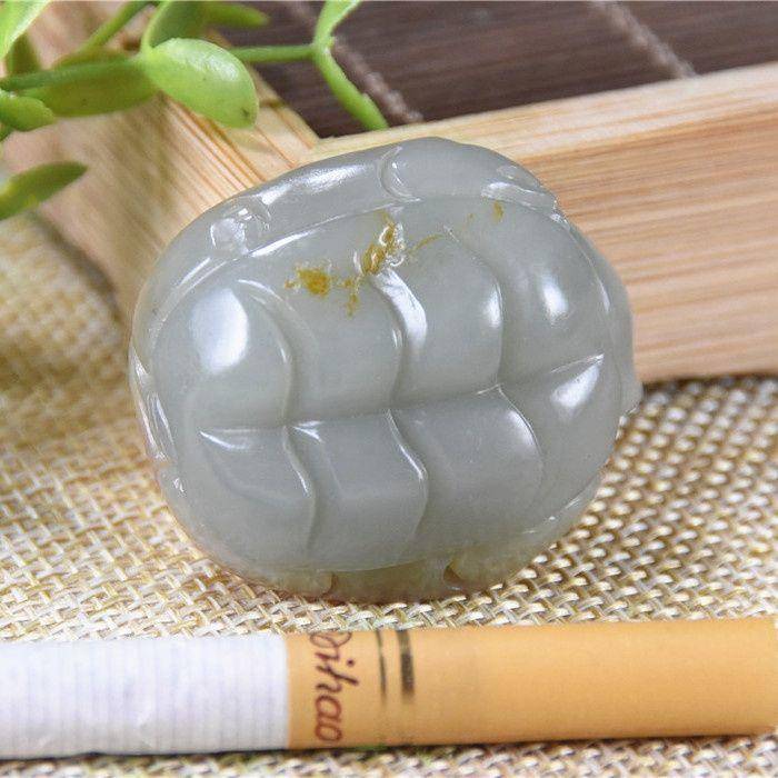 和田玉 籽玉 龙龟 荣归 龙龟进宝图7