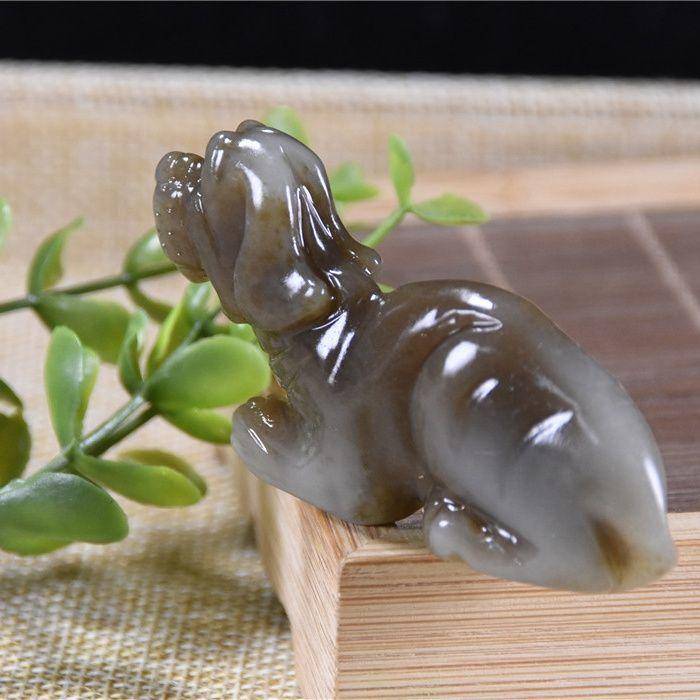 和田玉 旺财 招财狗狗 守护图2
