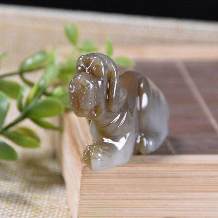 和田玉 旺财 招财狗狗 守护图5