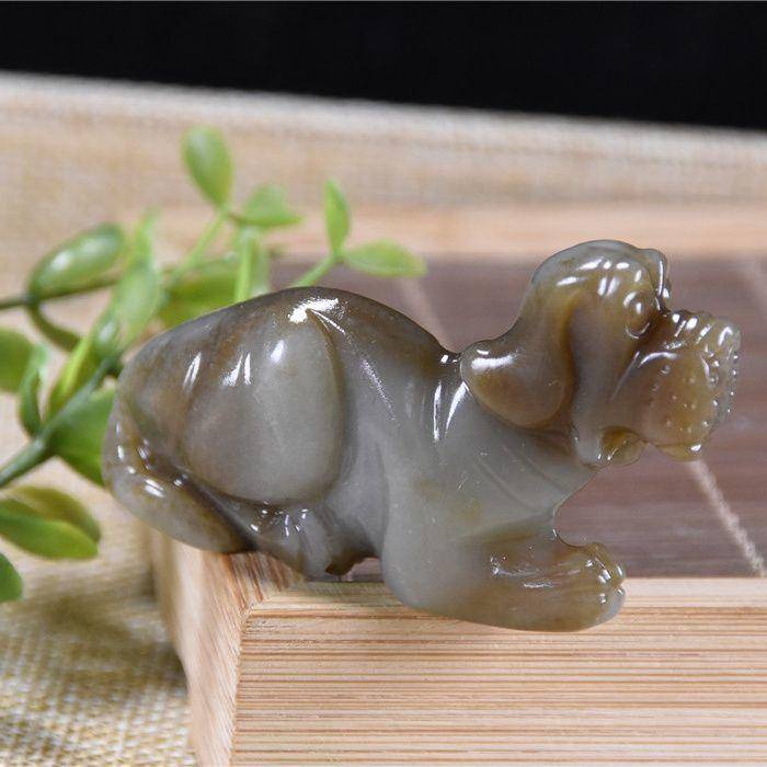 和田玉 旺财 招财狗狗 守护图4