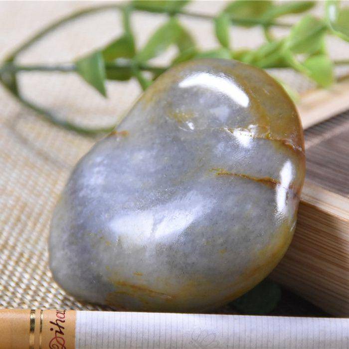 和田玉 籽玉 黄沁皮 山水意境 宁静致远图5