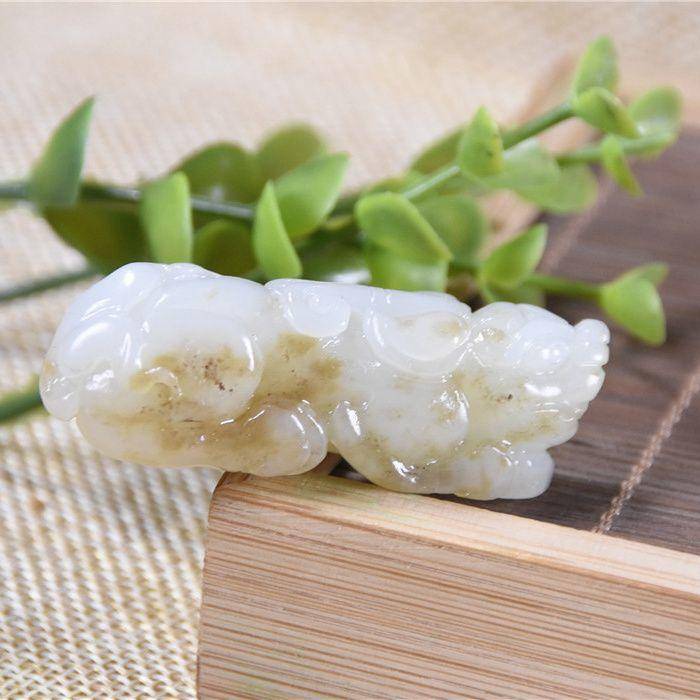 和田玉 招财貔貅 如虎添翼图4