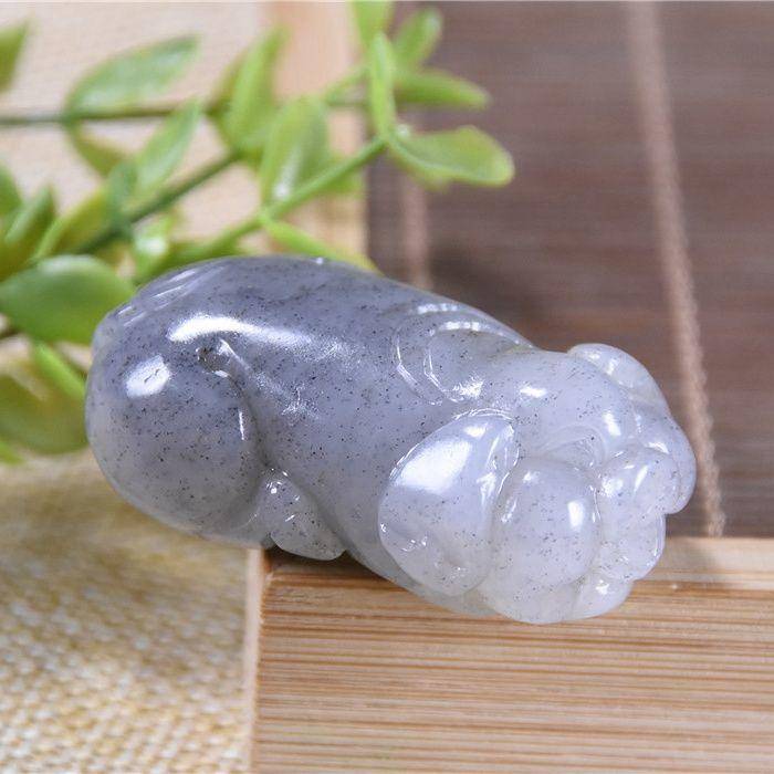 和田玉 青花 招财福猪 萌萌可爱图2